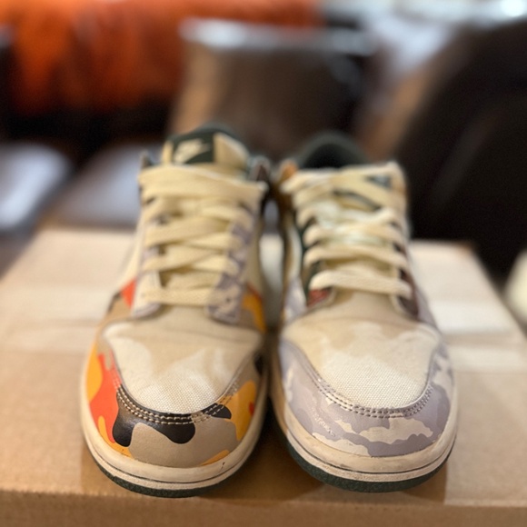 Nike dunk low sail multi camo sneakers - Picture 4 of 4